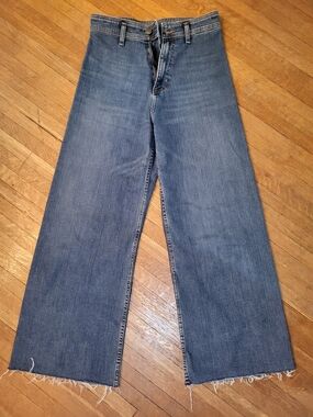 Zara Medium Blue Bootcut Denim Jeans